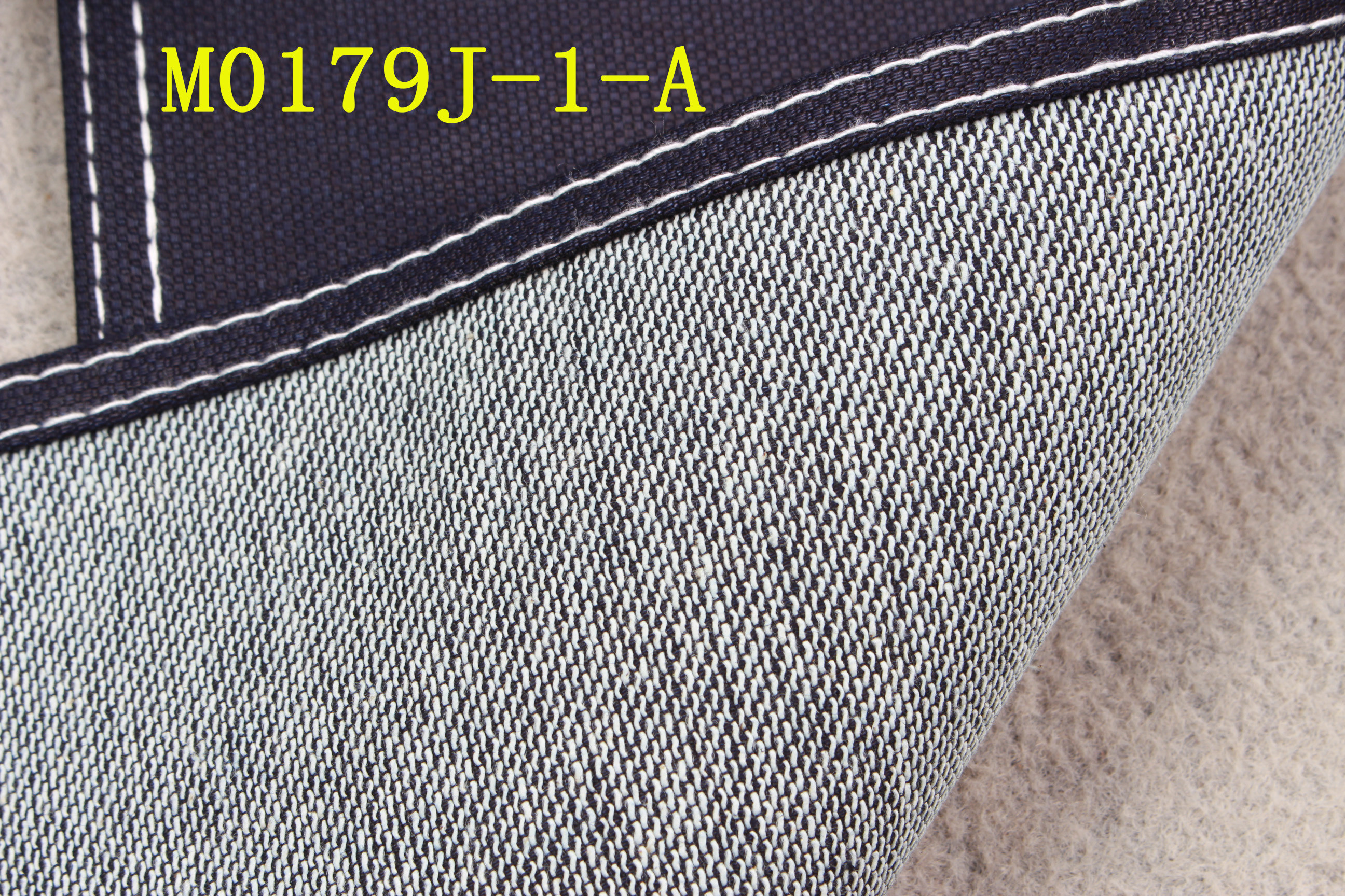 11oz Irregular Weave Cotton Spandex Denim Fabric For Women Mercerized Finish