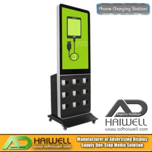 Quality China Supplier Commercial Phone Mobile Charging Station Digital LCD Signage Kiosk wholesale
