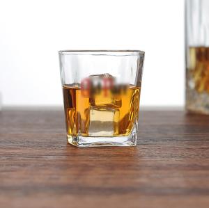 Quality Square Double Rocks Promotional Glass For Whiskey Drinking wholesale
