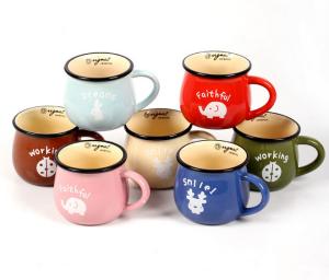Quality colorful enamel coffee mug wholesale