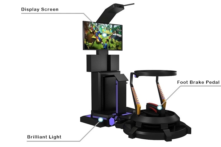 Exclusive Shooting Game Virtual Reality Simulator For Game Zone Customized Color