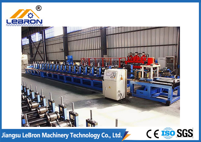 High Speed Cable Tray Roll Forming Machine , 18 Stations Cable Tray Punching Machine
