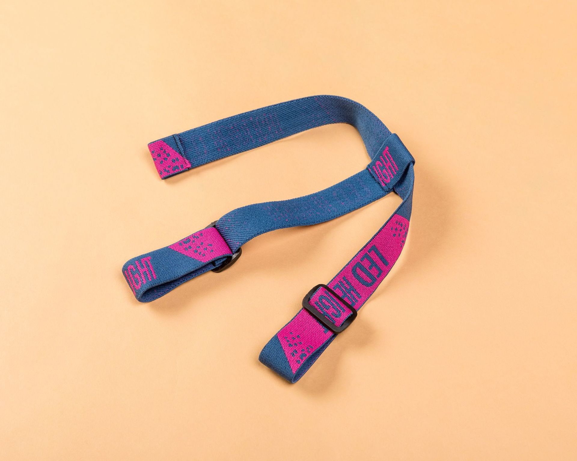 2.5cm Jacquard Elastic Ribbon And Webbing For Head Lamp Head Light And Garment Accessories