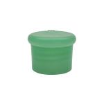 ISO9001 Green 2.6mm Hole Plastic Flip Top Cap For Soap Bottle