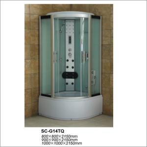 Quality Family Using Enclosed Steam Sauna Room / Bathroom Showers Cubicles Curved wholesale