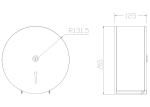 Public stainless steel 304 wall toilet roll holder paper dispenser Wall Mounted