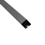 Frameless Balustrade Aluminum Handrail Profiles U Channel Glass Railing