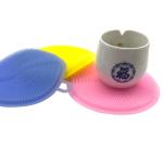 Amazon's hot sale soft Antibacterial silicone wash sponge dish scrubber Cleaning
