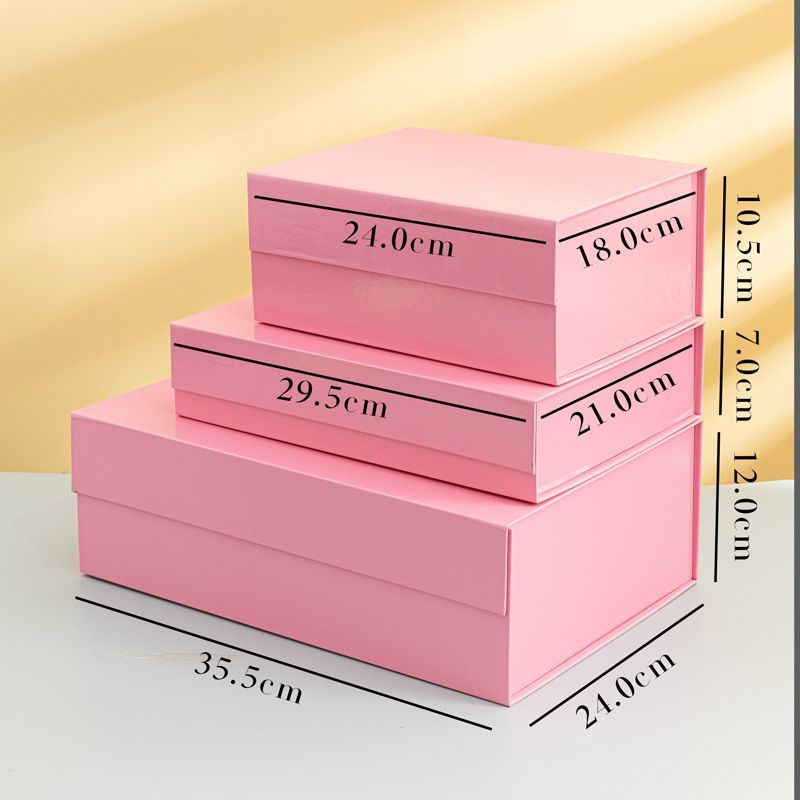 China Wholesale Reasonable Price Clothing Packaging Packing Custom Shirt Garment Jewellery Folding Ribbon Proposal Magnetic Gift Cardboard Box