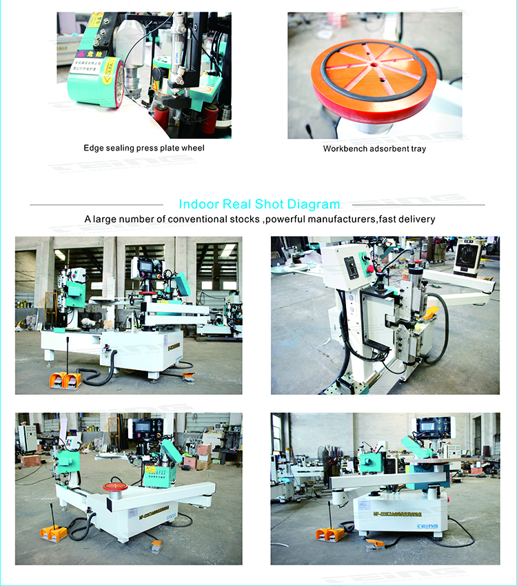 Woodworking Pvc Automatic Curve Edge Banding Edgebander Machinery