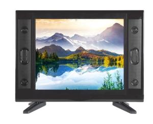 Quality 19 Inch LCD LED Small Size TV Panel DC 12V Black Cabinet With Wifi wholesale