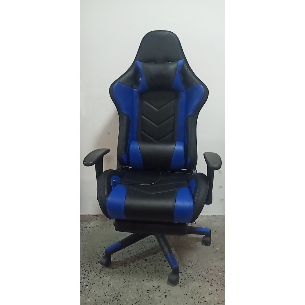 Seat Height 54cm Adjustable Armrest Racing LED Light RGB Gaming Chair with Custom Logo