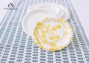 Quality 8oz - 40oz Biodegradable Takeaway Containers Tableware PE / PLA Lined Leak Proof wholesale