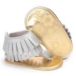 New fashion high quality infant Canvas Tassel First walker PU baby shoes for Boy