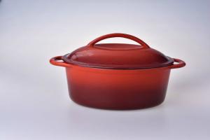 Quality Enamel oval cast iron casserole wholesale