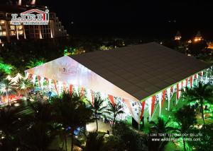 Quality White Outdoor Luxury Wedding Tents Aluminum With Air Conditioner wholesale