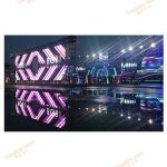 3.91mm 7.81mm Transparent LED Display Screen Back Maintenance
