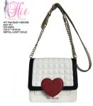 Wholesale latest design women ladies lattice pattern pu leather crossbody bag