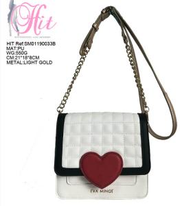 Quality Wholesale latest design women ladies lattice pattern pu leather crossbody bag wholesale