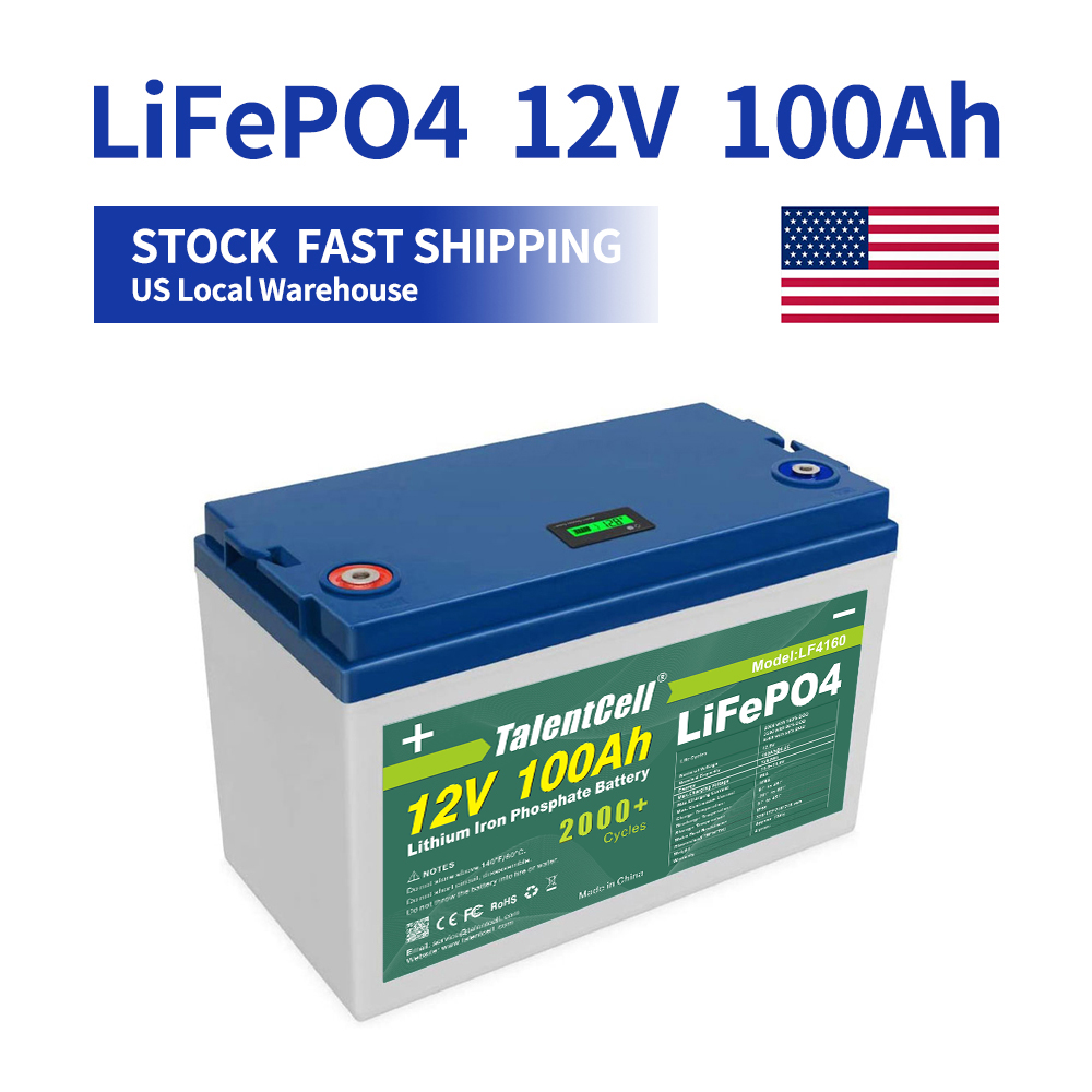 100 Ah Lifepo4 12 Volt Deep Cycle Battery Lithium 2000 Cycles Replace Gel