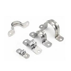 Quality Stainless Steel Plumbing Pipe Saddle Clip Bracket With Polish Finish wholesale