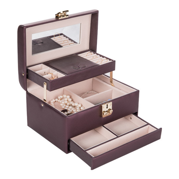 Personalized Large Luxury Jewelry Box For Retail Stores Colorful No Moq
