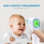 Medical White IR Temperature Gun Manufacturer Fever AIarm Infrared Digital