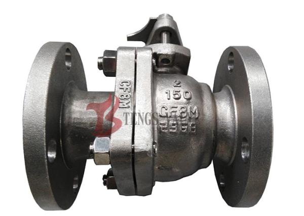 Cheap Stainless Steel Soft Seated Ball Valve , CF8M Manual Ball Valve FB 150LB for sale