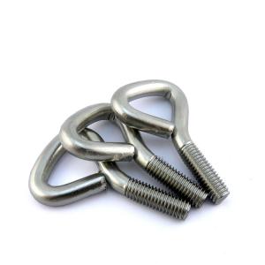 Quality INCH Triangle Eye Hook Screws Stainless Steel Customizable M5 Eye Bolt wholesale