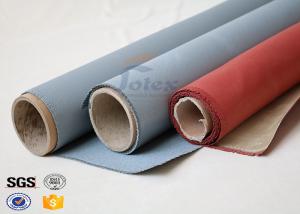 Quality 750 Degree High Silica Fabric 600gsm Silicone Coated Fiberglass Cloth wholesale