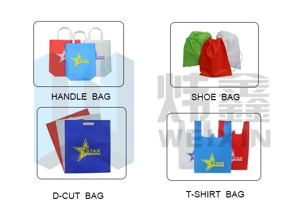 Multifunctional Non Woven Bag Making Machine For T Shirt Bag Carry Bag