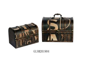 Quality Retro SENMIN L24 Reclaimed Wood Storage Chest wholesale
