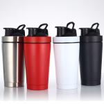 24oz 750ml Insulated Stainless Steel Shaker Bottle With Blenders Double Walled