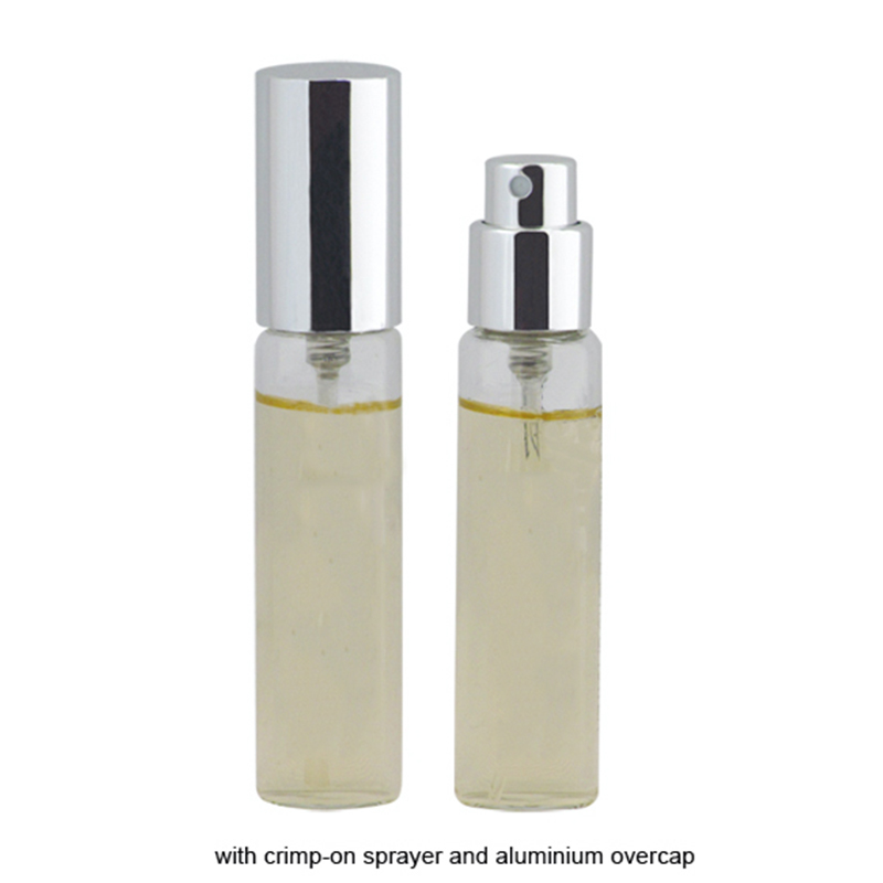15ml Glass Tube Spray Bottle Small Plastic Cosmetic Containers With Lids