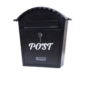 Quality Contrmporary Residential Curbside Mailboxes / Black Wall Mount Mailbox wholesale