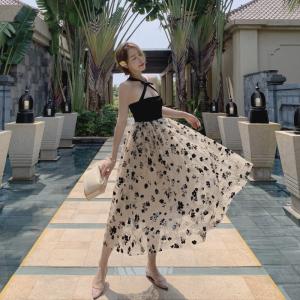 Quality Halter Neck A Line Womens Vacation Dresses wholesale
