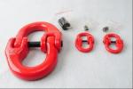 Tower Crane Lifting and Hoisting Butterfly Buckle Chain Double Ring Buckle 1.12t