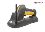 Rugged Black Industrial Barcode Scanner Wireless Charging Cradle