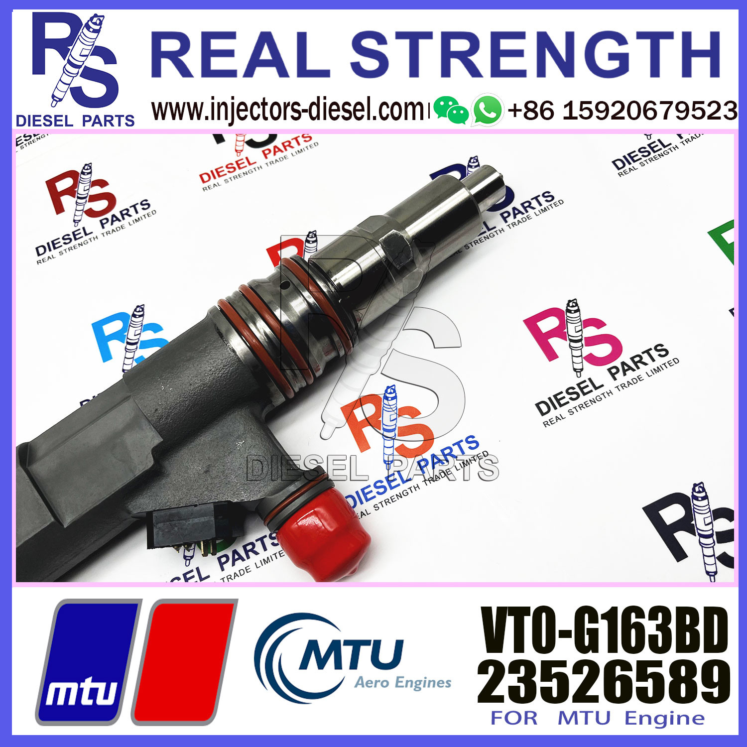 Huida Diesel fuel injector common rail injector 23526589 VT0-G283BD VT0-G163BD Original