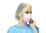 Pink Medical Dust Mask / Earloop Procedure Masks Light Weight Size 53 * 38 *