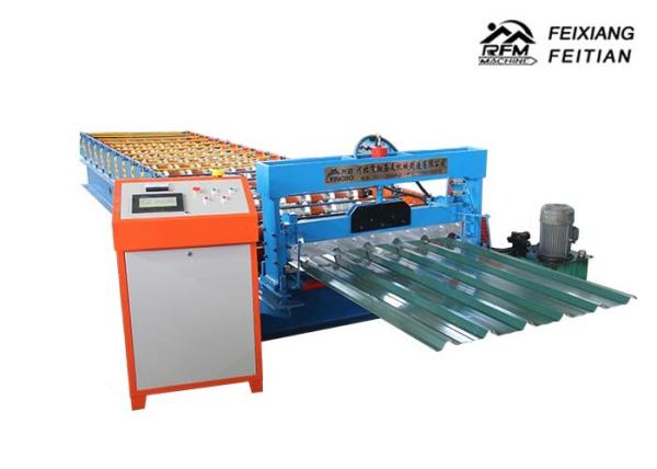 Automatic metal roof roll forming machine , Single roof panel roll forming
