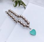 Adjustable Plain S925 Stretch Sterling Silver Beaded Bracelet Lightweight
