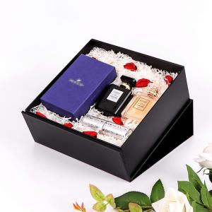 Quality Folding 1200gsm Cardboard Custom Gift Packaging Boxes Black Matte wholesale