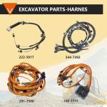208-06-71812 208-06-71112 208-06-71113 Excavator External Wiring Harness For