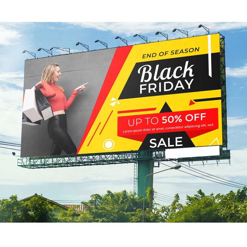 Outdoor High Definition Waterproof P6 LED Rental Screen , 8000 CD / Square Meter Digital Advertising Display