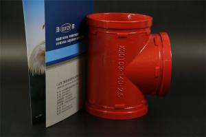 Quality Positive Grooved Tee Fittings 6mm Pipe Thickness For Piping System wholesale