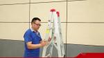 Aluminum Alloy 6063 2x8 Portable Folding Ladder