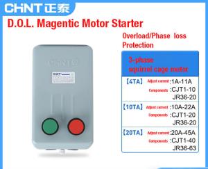 Quality DOL Magnetic AC Motor Contactor Starter 4-63kW AC-3380V For Squirrel Cage Motor wholesale