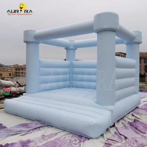 Quality Commercial Blue Wedding Inflatable Bounce House Bouncing Castle For Kids Adults wholesale