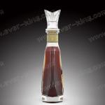 ISO9001 2015 Transparent Oval Cognac Glass Bottle